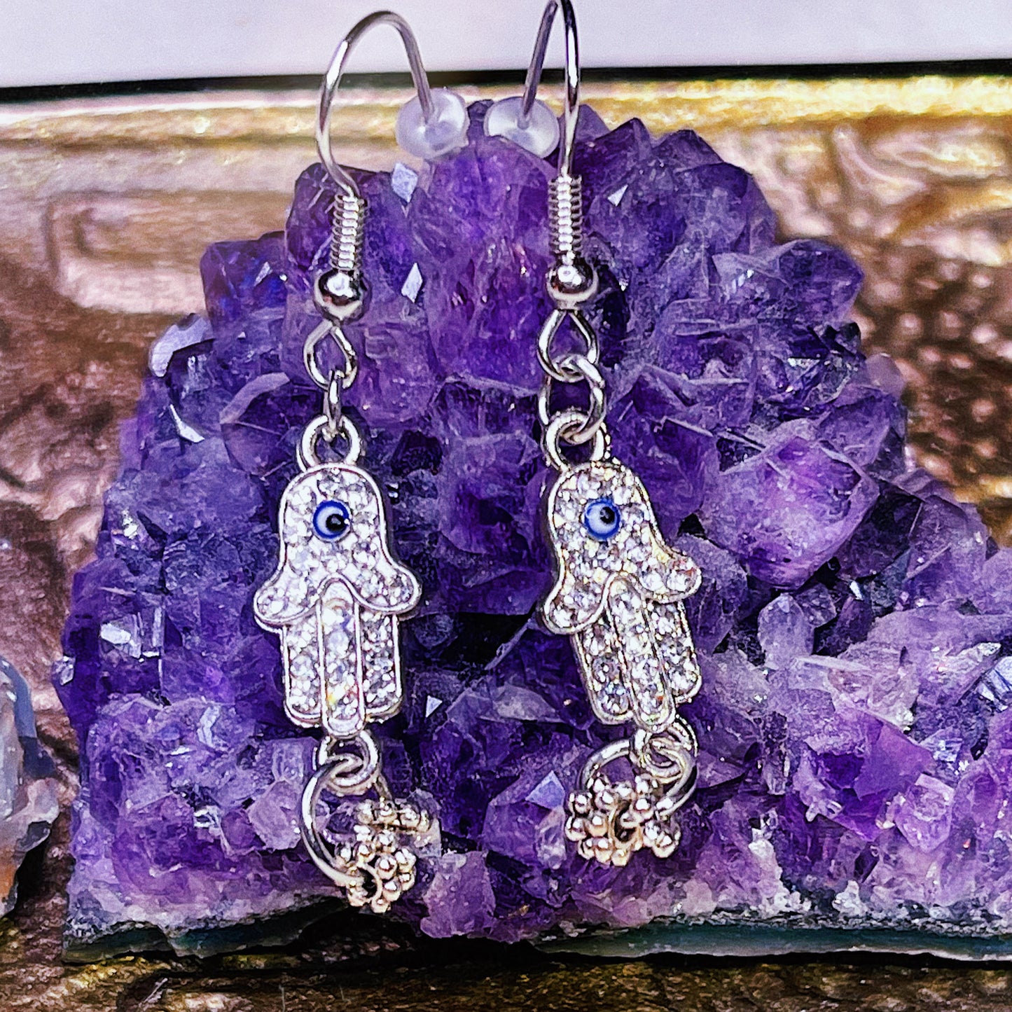 Hamsa Hand Earrings