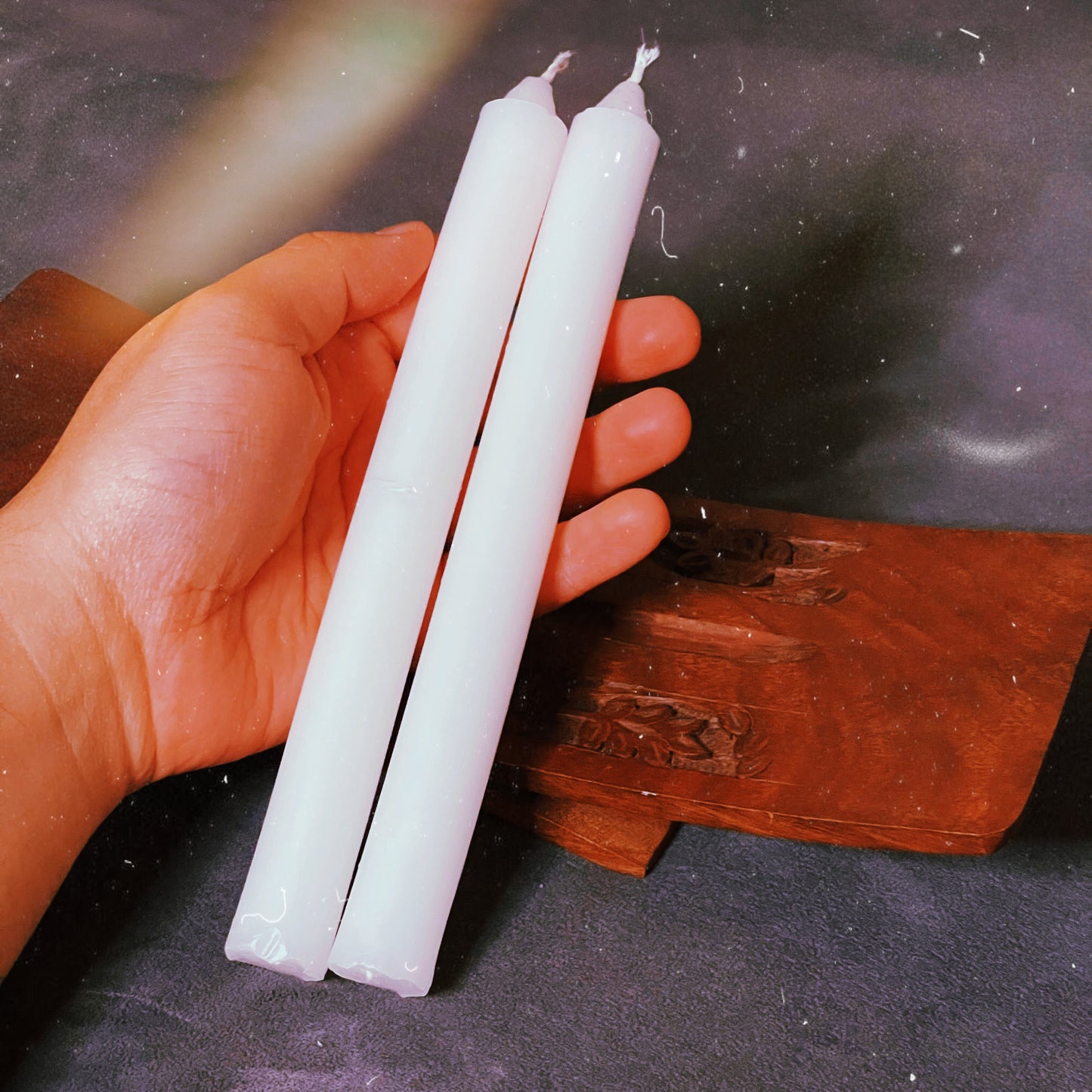 White Taper Candle (2 pack)